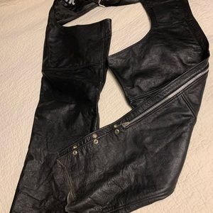 XXL FMC solid leather chaps. Unisex